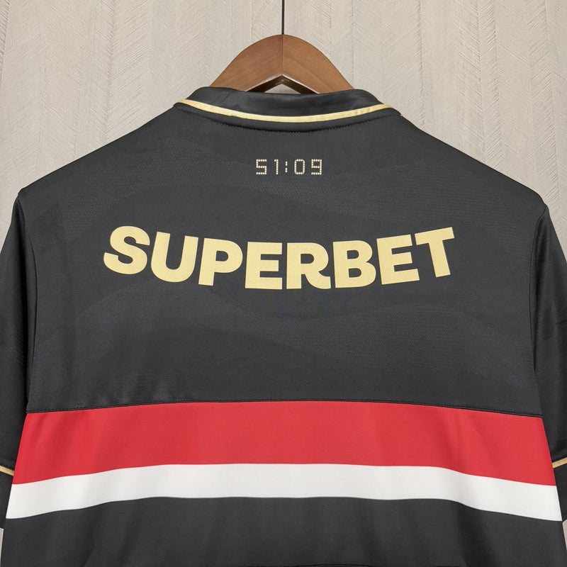 Camisa São Paulo FC Fora 25/26 - Preta Torcedor