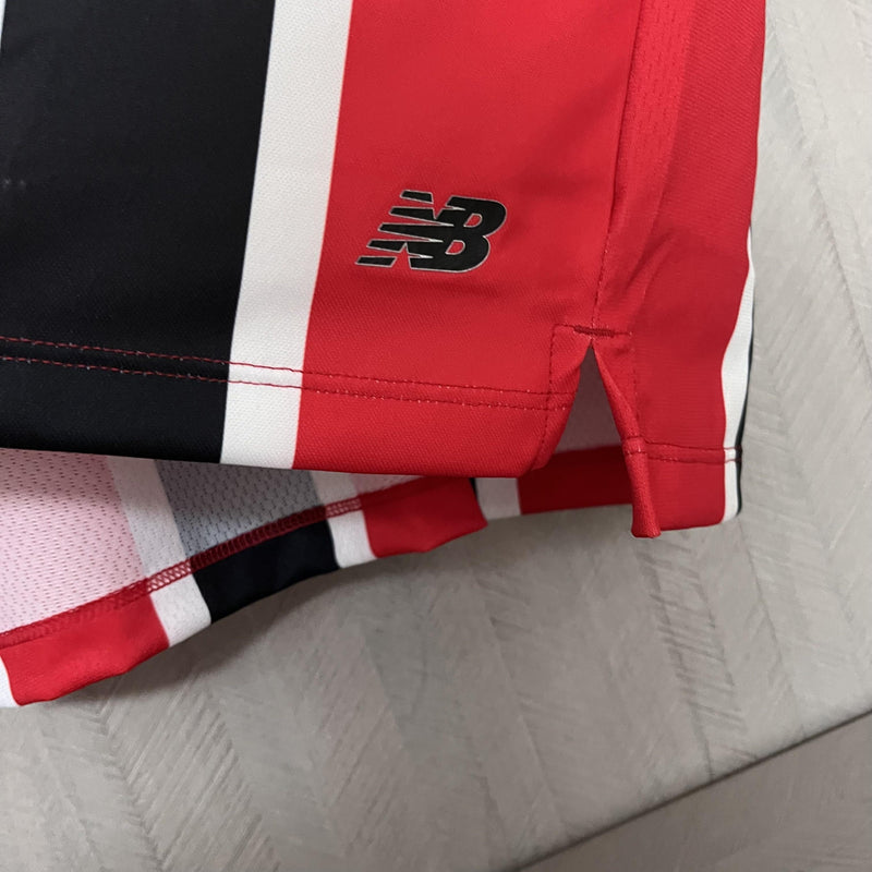 Camisa São Paulo Fora 25/26 - Vermelha Tricolor