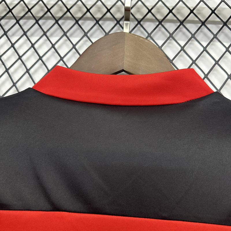 Camisa Flamengo Edição Especial 125th - Versão Retro Vermelho e Preto