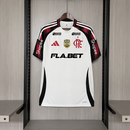 Camisa Flamengo Fora 25/26 - Branca e Vermelha