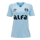 Camisa Umbro Grêmio Azul 2025/26 Terceiro Uniforme - Modelo Torcedor - Feminina