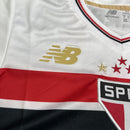 Conjunto Infantil São Paulo Titular 25/26 - Branco