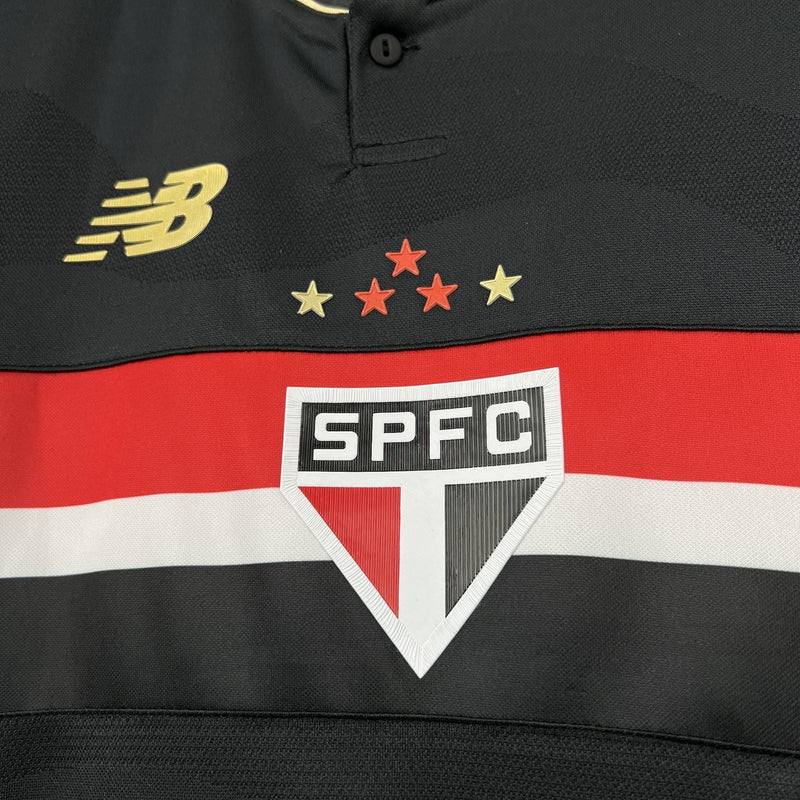 Camisa São Paulo Reserva 25/26 - Versão Feminina Baby Look
