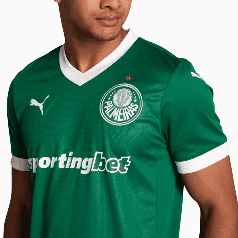 Camisa Puma Palmeiras 2025/26 I Torcedor - Verde
