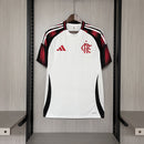 Camisa Flamengo Fora 25/26 - Branca e Vermelha