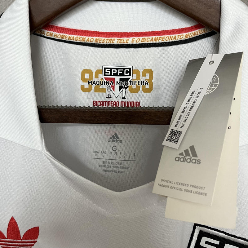 Camisa São Paulo Edição Especial 1992 - Versão Retro Telê Santana Adidas