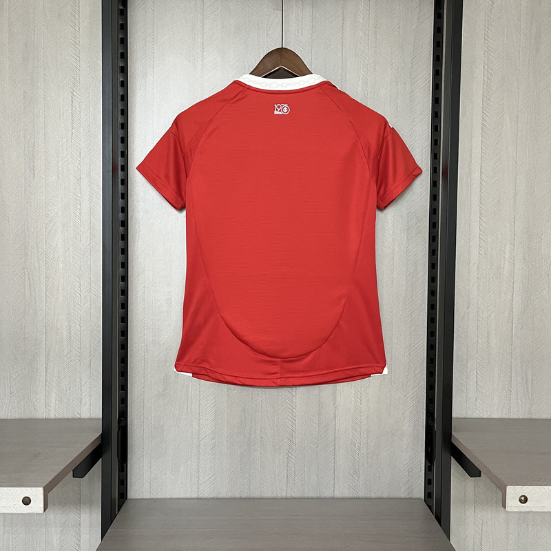 Camisa Internacional Titular 25/26 - Versão Feminina Baby Look