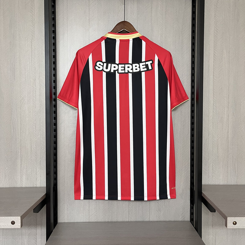 Camisa São Paulo Fora 25/26 - Vermelha Tricolor