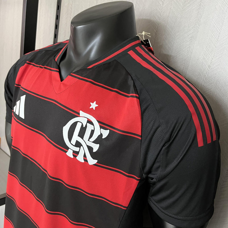 Camisa Flamengo Titular 2025/26 - Versão Jogador Vermelha