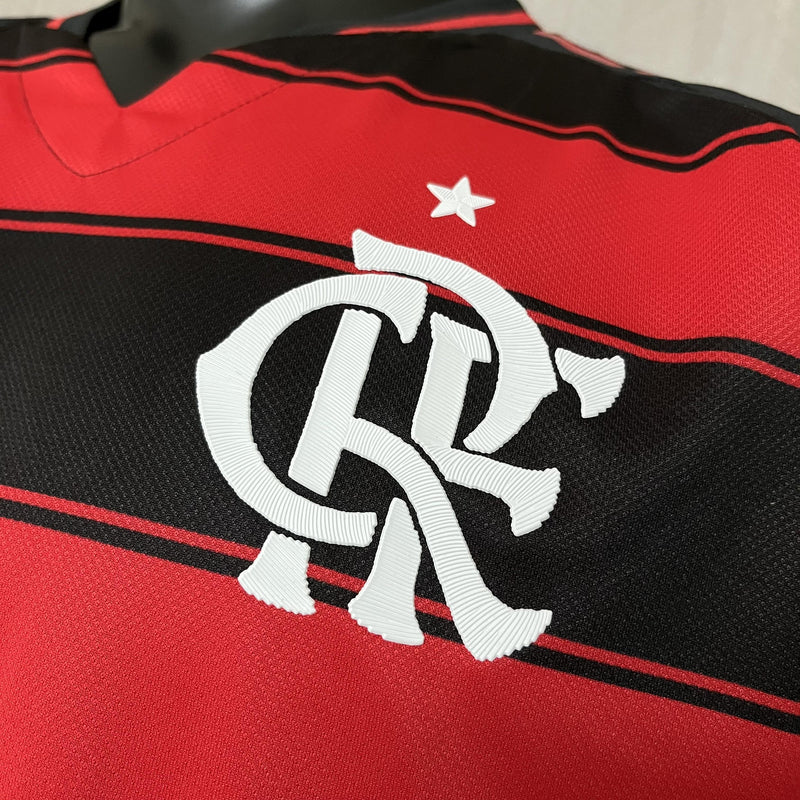 Camisa Flamengo Titular 2025/26 - Versão Jogador Vermelha