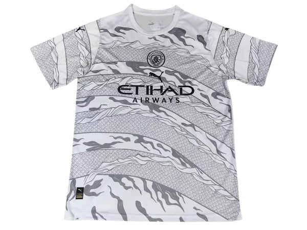 Camisa Manchester City “Ano do Dragão de Madeira” 24/25 s/n° Torcedor Masculina - Cinza