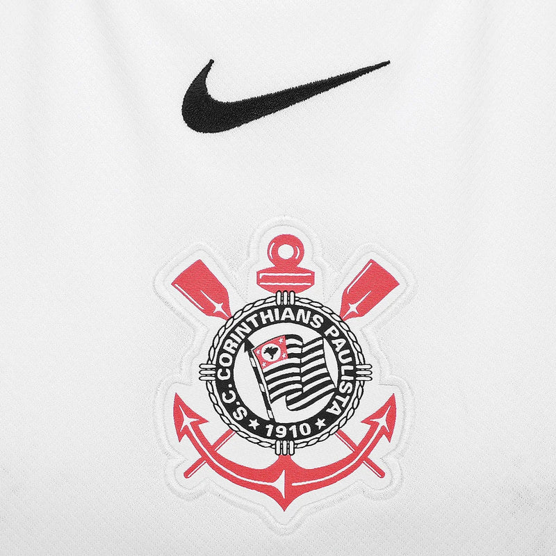 Camisa Corinthians Home 2025/26 - Torcedor Masculina Branca
