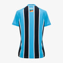 Camisa Feminina Umbro Grêmio 2025/26 I - Modelo Torcedor - Azul, Preto, Branco