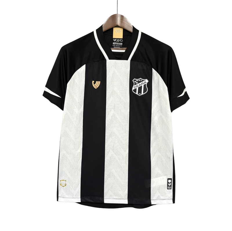 Camisa Ceará Titular 25/26 - Preto e Branco
