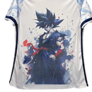 Camisa Japão Retrô Anime Dragon Ball 16/17 - Torcedor Adidas Masculina - Branca com detalhes em Azul
