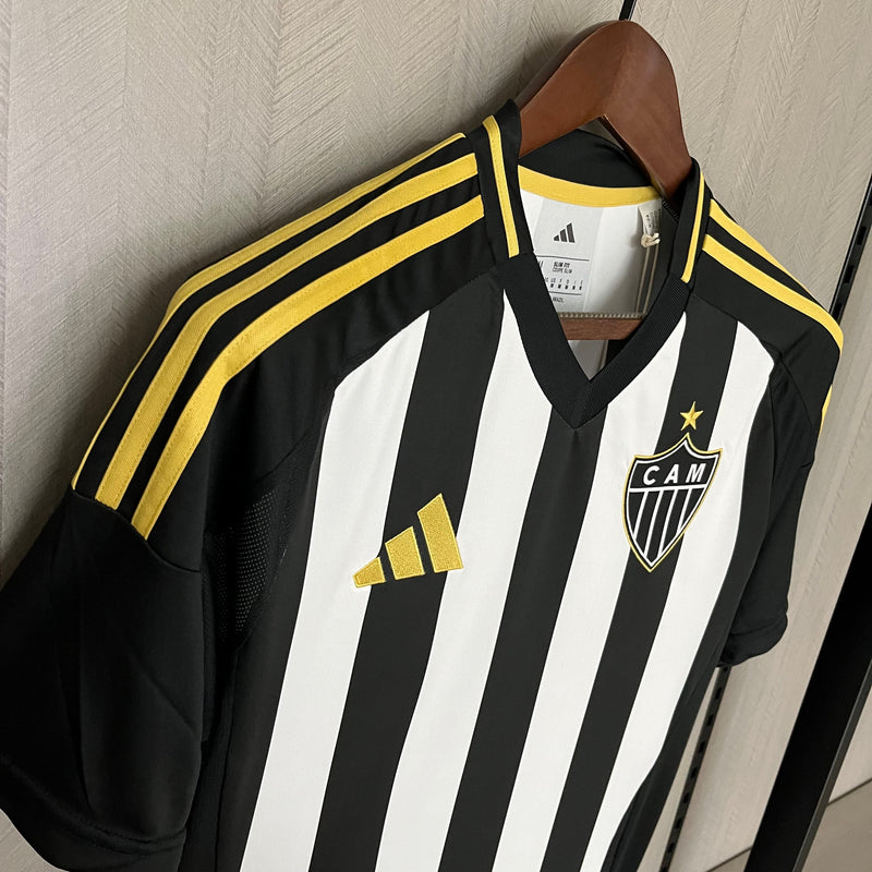 Camisa Atlético Mineiro 2025/26 Adidas - Preto e Branca