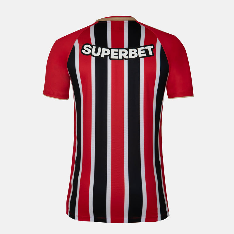 Camisa São Paulo Fora 25/26 - Vermelha Tricolor