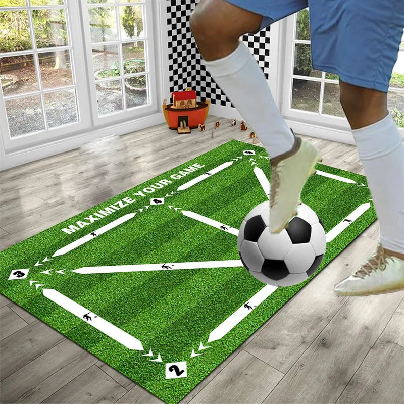 Tapete de Treinamento de Controle de Bola de Futebol