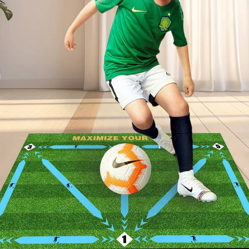Tapete de Treinamento de Controle de Bola de Futebol