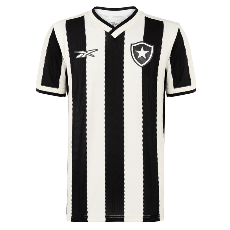 Camisa Botafogo Titular 24/25 - Reebok Torcedor Masculina - Campeão Libertadores e Brasileirão 2024