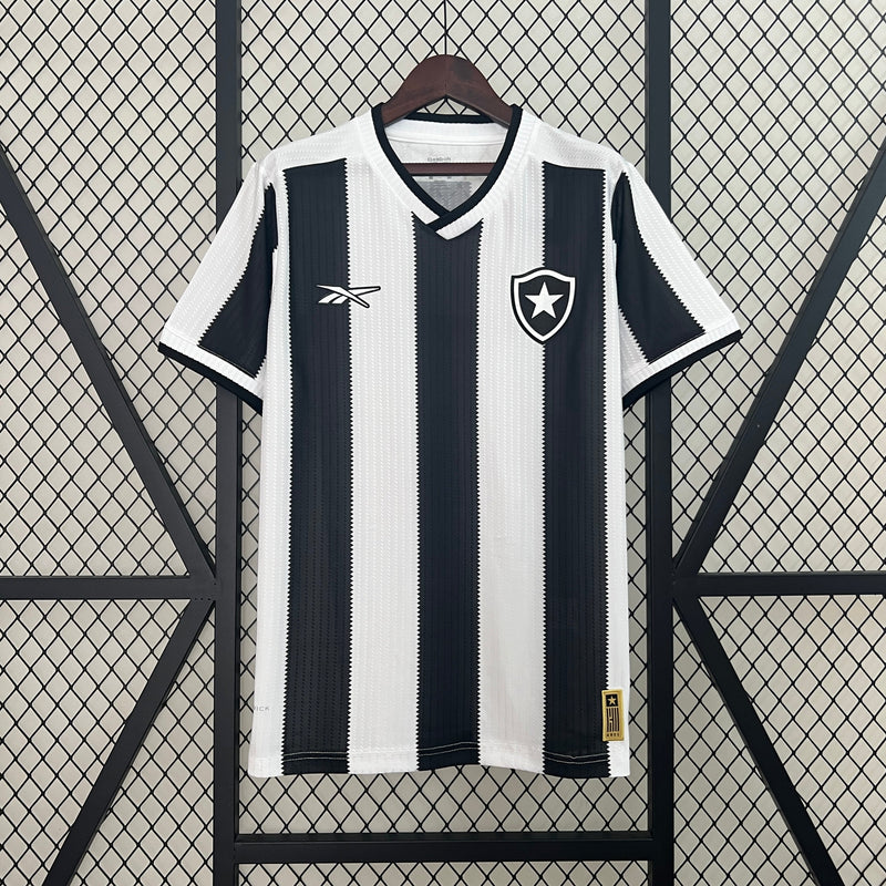 Camisa Botafogo Titular 24/25 - Reebok Torcedor Masculina - Campeão Libertadores e Brasileirão 2024