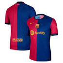 Camisa Barcelona Home 24/25 - Azul e Vermelha - Lançamento
