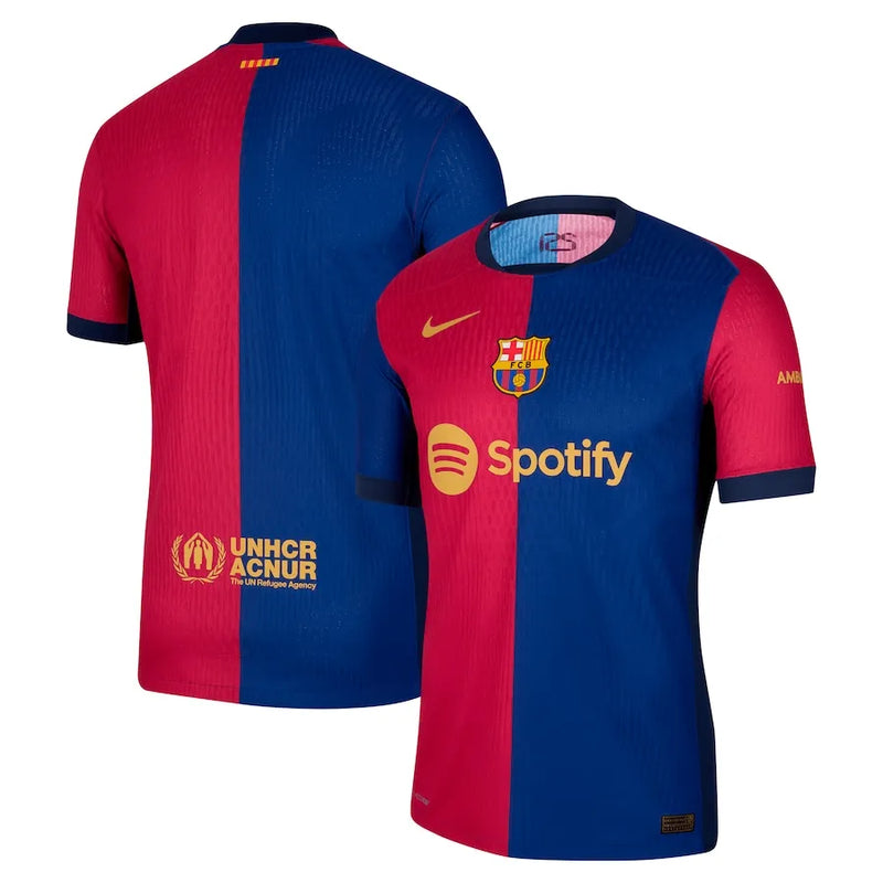 Camisa Barcelona Home 24/25 - Azul e Vermelha - Lançamento
