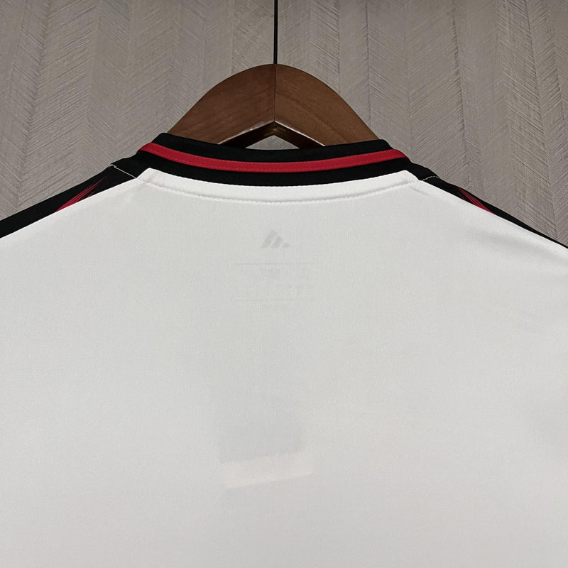 Camisa Flamengo Fora 25/26 - Branca e Vermelha