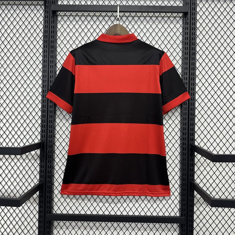 Camisa Flamengo Edição Especial 125th - Versão Retro Vermelho e Preto