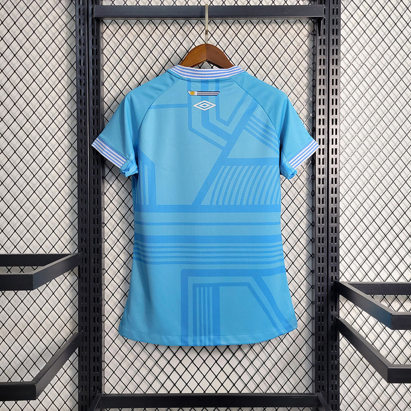 Camisa Gremio 3 uniforme 23/24 Umbro Torcedor Feminina - Azul Claro