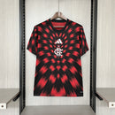 Camisa Flamengo Pré-Jogo 25/26 - Vermelha e Preta