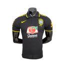 Camisa Brasil Polo Preta - Nike