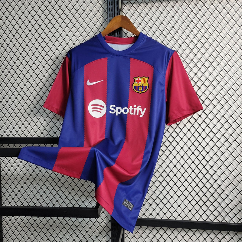 CAMISA BARCELONA HOME 23/24 NIKE VERSÃO TORCEDOR TRICOLOR