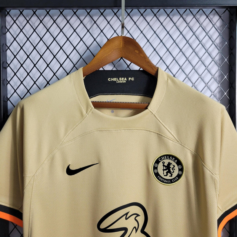 CAMISA III CHELSEA 22/23 NIKE VERSÃO TORCEDOR BEGE