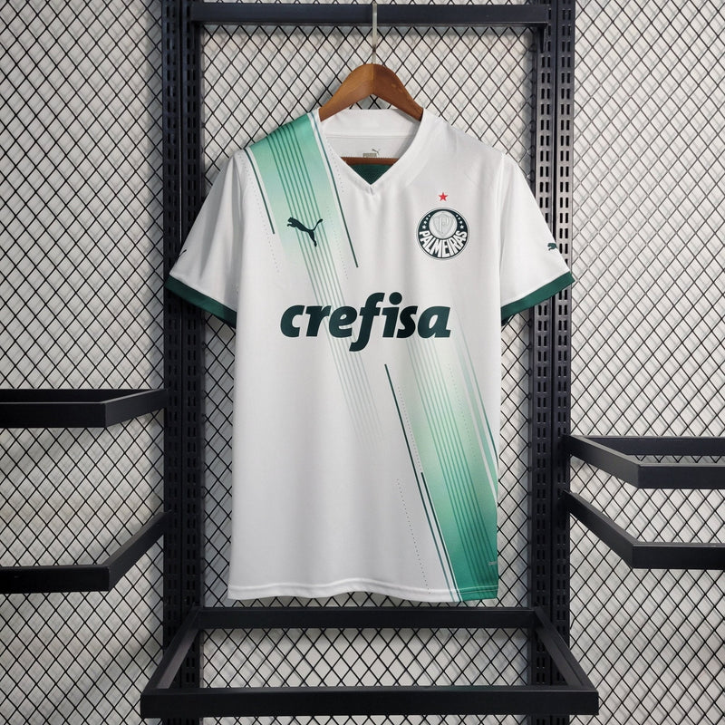 Camisa Palmeiras Away 23/24 - Puma Versão Torcedor Masculina - Branca