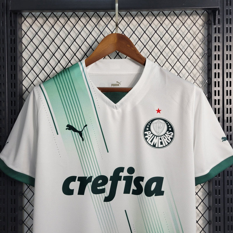 Camisa Palmeiras Away 23/24 - Puma Versão Torcedor Masculina - Branca