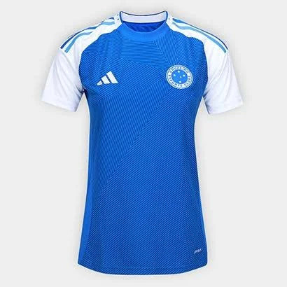 Camisa Cruzeiro I 2025/26 s/n Torcedor Adidas Feminina - Azul