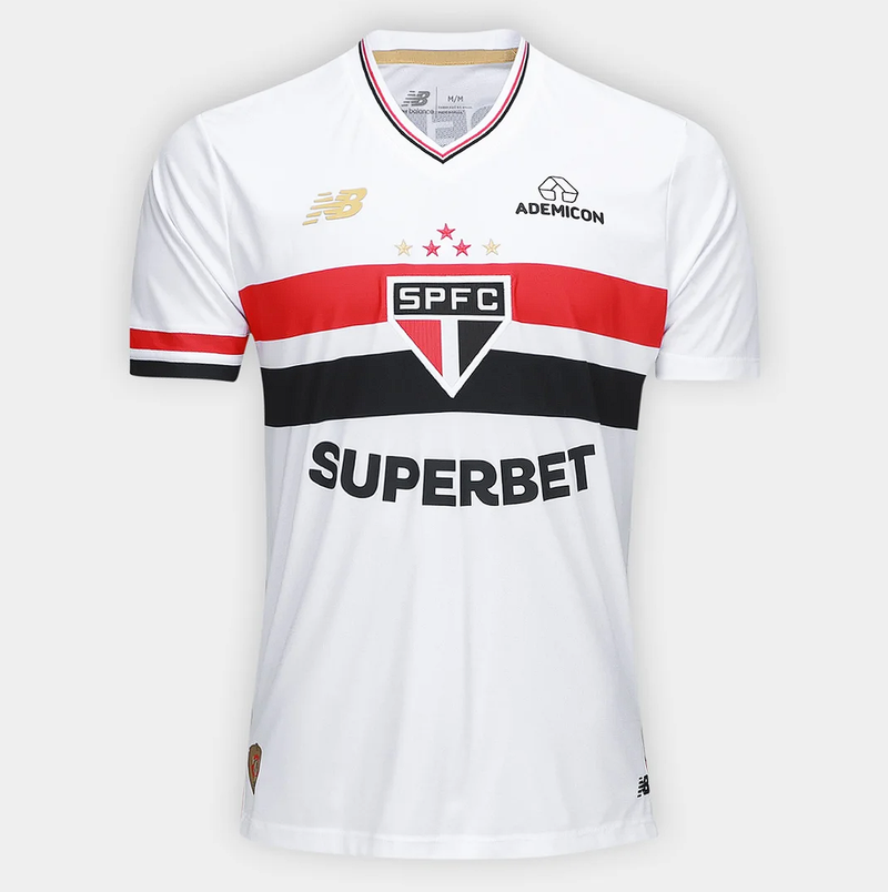 Camisa São Paulo Titular 25/26 - Branca