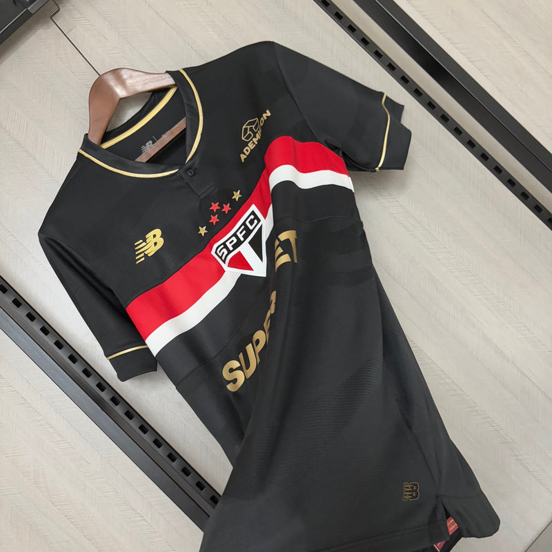 Camisa São Paulo FC Fora 25/26 - Preta Torcedor
