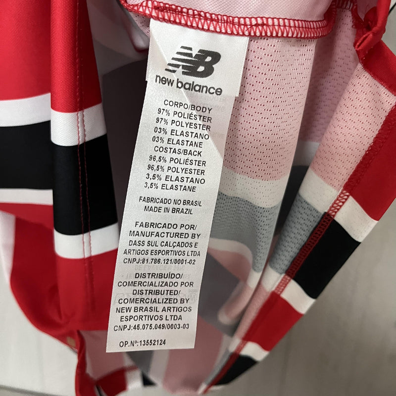 Camisa São Paulo Fora 25/26 - Vermelha Tricolor