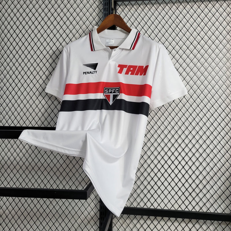 Camisa São Paulo Titular 93/94 - Versão Retro Tam + Penalty