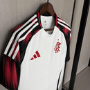Camisa Flamengo Fora 25/26 - Branca e Vermelha