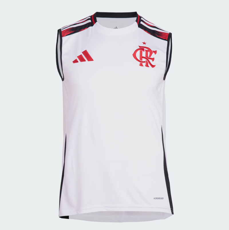 Camisa Regata Flamengo Fora 25/26 - Branca