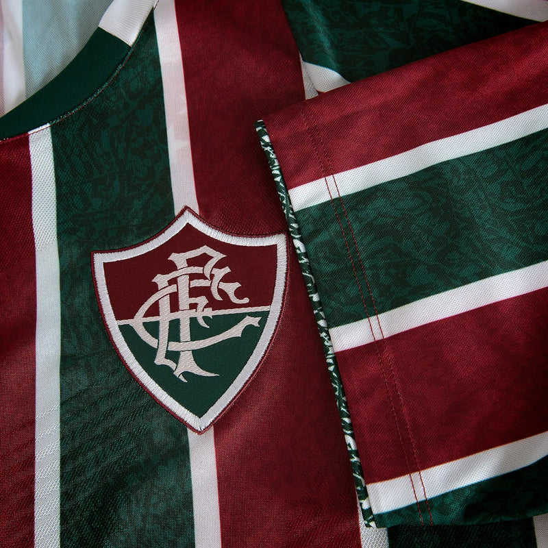 Camisa Fluminense Home 24/25 Jogador - Vinho e Verde