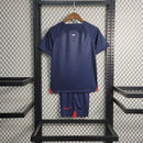 Kit Infantil PSG Titular 2025/26 - Nike Torcedor - Azul