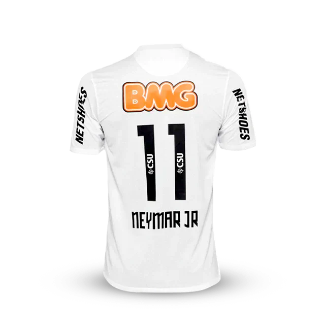 Camisa Retrô Santos 2012/13 Home - NEYMAR JR 11