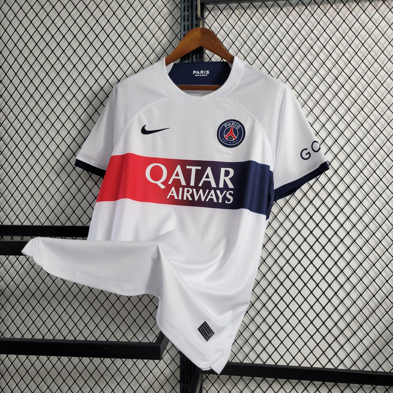 Camisa PSG ll 2023/24 Branca - Modelo Torcedor