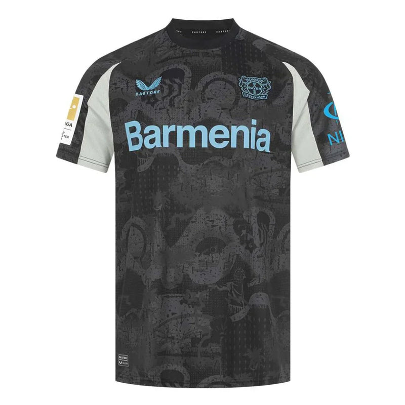 Camisa Bayer Leverkusen Titular 24/25 - Preta